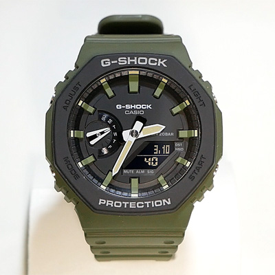 即納人気G-Shock GA-2110SU 3rd サンドブラスト カモフラベルト 新品 腕時計(アナログ)